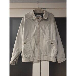 Vtg Towne London Fog Bomber Jacket Sz M Retro Eclectic Grandpa Classic
